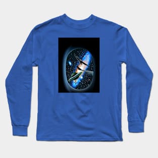 Plane in Space Long Sleeve T-Shirt